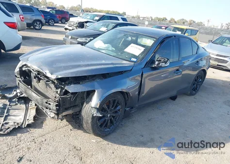 2015 Infiniti Q50 Premium from USA, damaged, VIN JN1BV7AP7FM351961